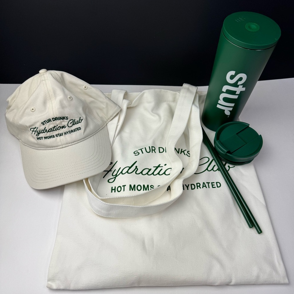 Stur Hydration Club Bundle with bag, Cap, and Tumbler
